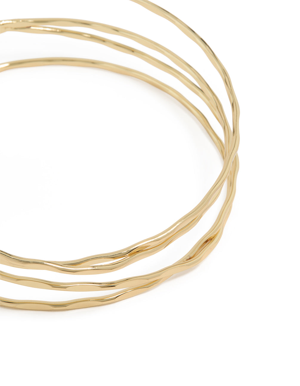 Gold Plated Wire Arm Cuff