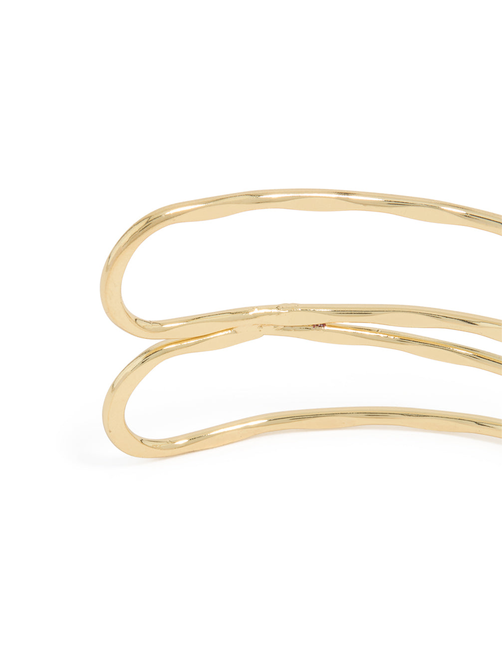 Gold Plated Wire Arm Cuff