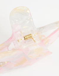 Iridescent Acrylic Medium Starfish Claw Clip - link has visual effect only