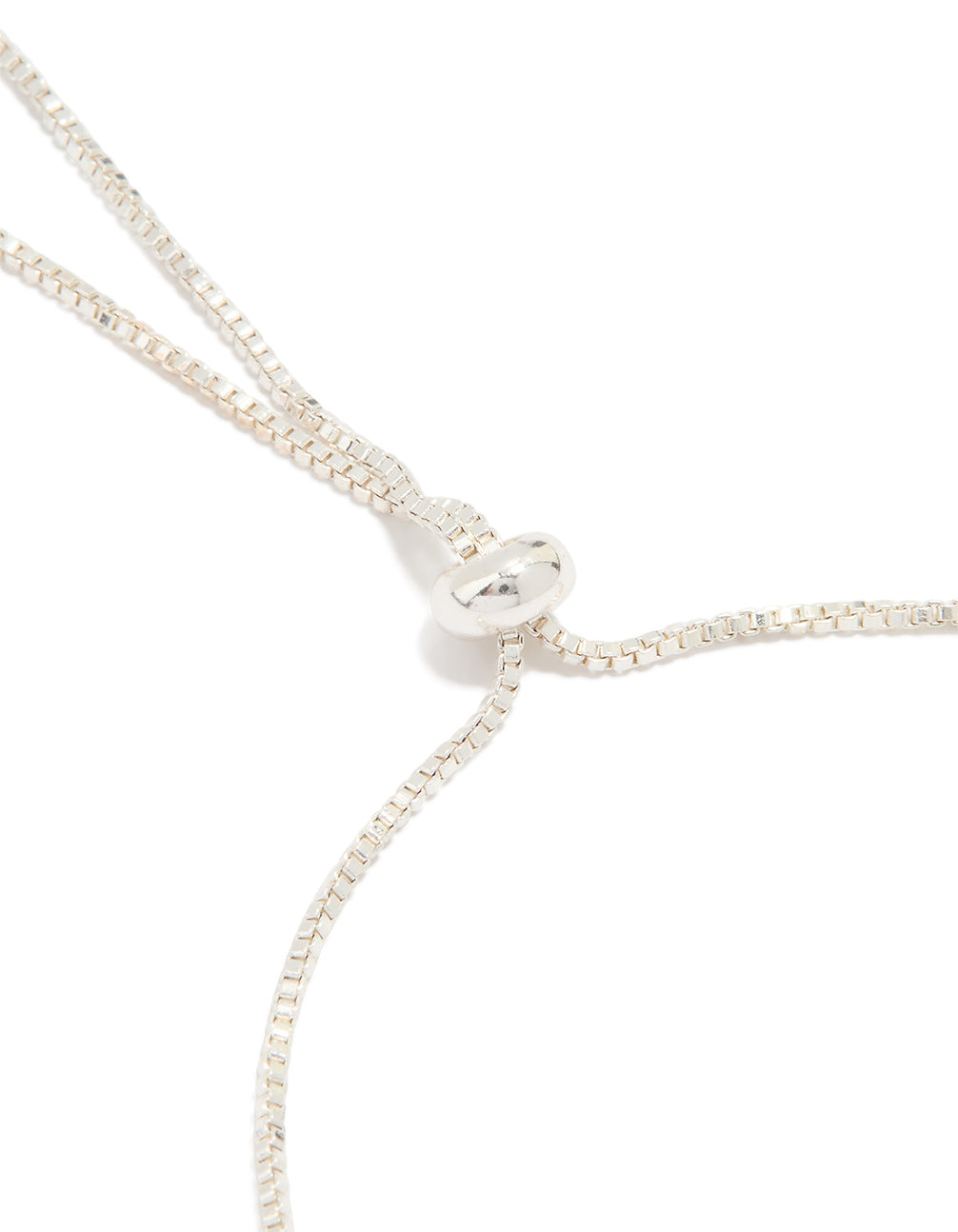 Silver Plated Cubic Zirconia Flower Toggle Bracelet
