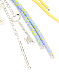Rope & Starfish Charm Key Chain - link has visual effect only