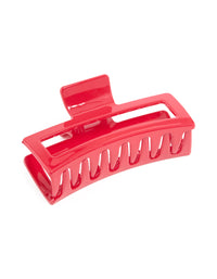 Red Shiny Extra Large Coated Claw Clip - link has visual effect only