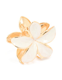 Gold Enamel Tropical Claw Clip - link has visual effect only