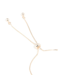 Rose Gold Plated Cubic Zirconia Butterfly Toggle Bracelet - link has visual effect only
