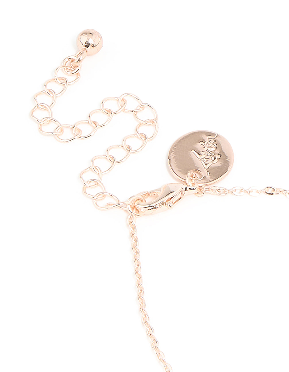 Rose Gold Plated Cubic Zirconia Butterfly Bracelet
