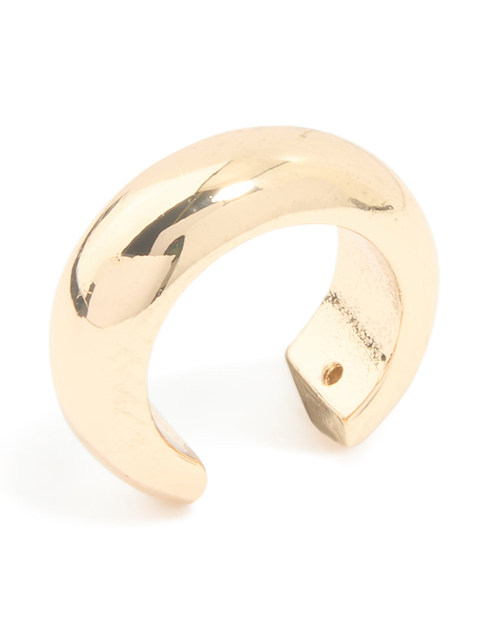 Gold Plated Thick Small Single Ear Cuff