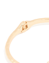 Gold Resin Stone Hinged Bangle - link has visual effect only