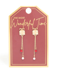 Gold Nutcracker Drop Earrings - link has visual effect only