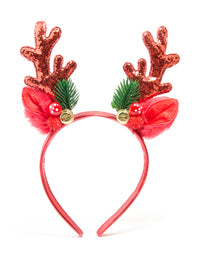 Glitter Woodland Reindeer Headband - link has visual effect only