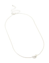 Silver Baby Pebble Pendant Necklace - link has visual effect only