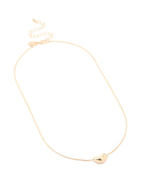Gold Baby Pebble Necklace - link has visual effect only