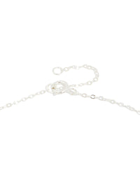 Sterling Silver Heart & Key Pendant Necklace - link has visual effect only