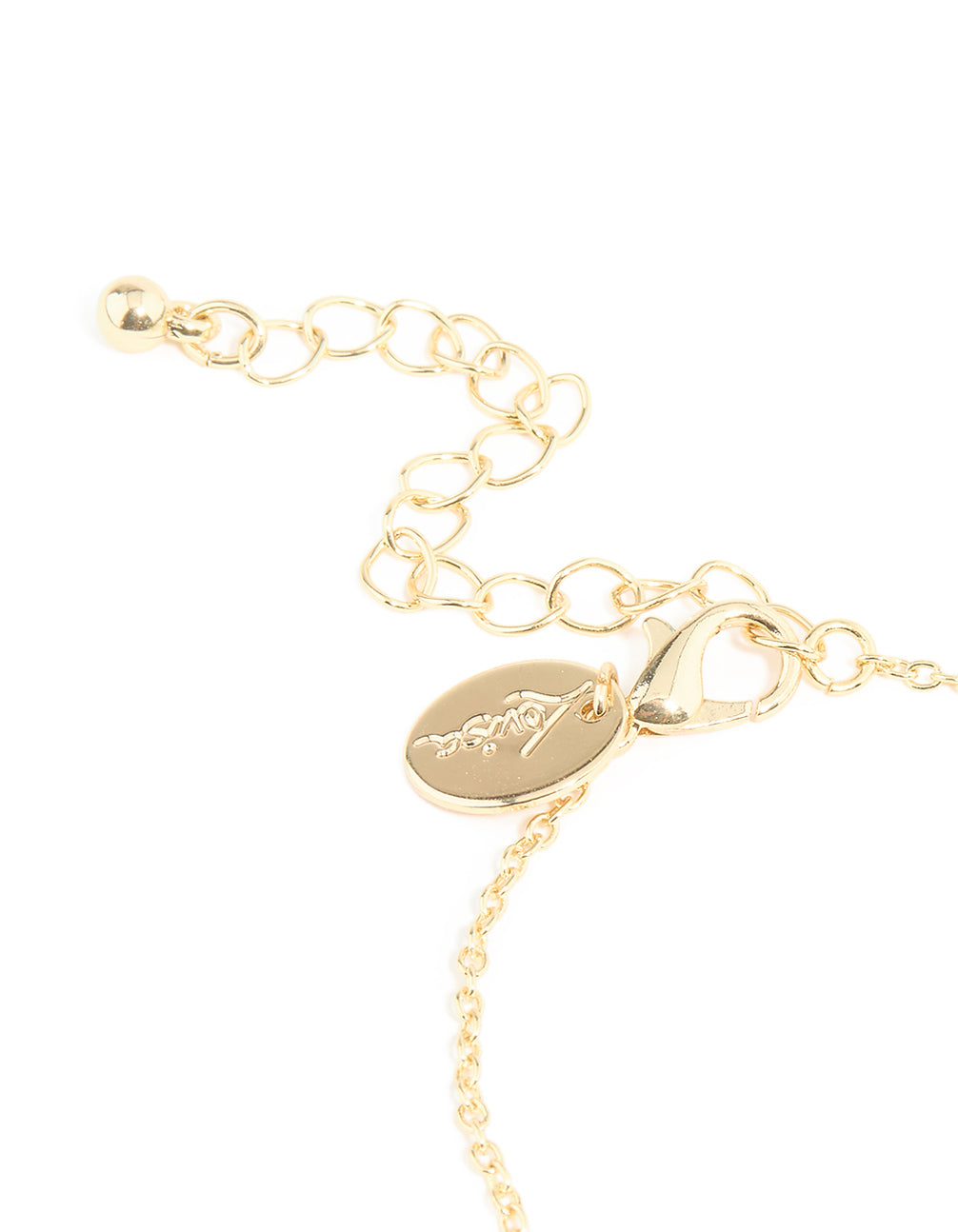 Gold Plated Cubic Zirconia & Pearl Heart Bracelet
