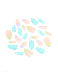 Pastel Star French Press-On Nail Set - link has visual effect only