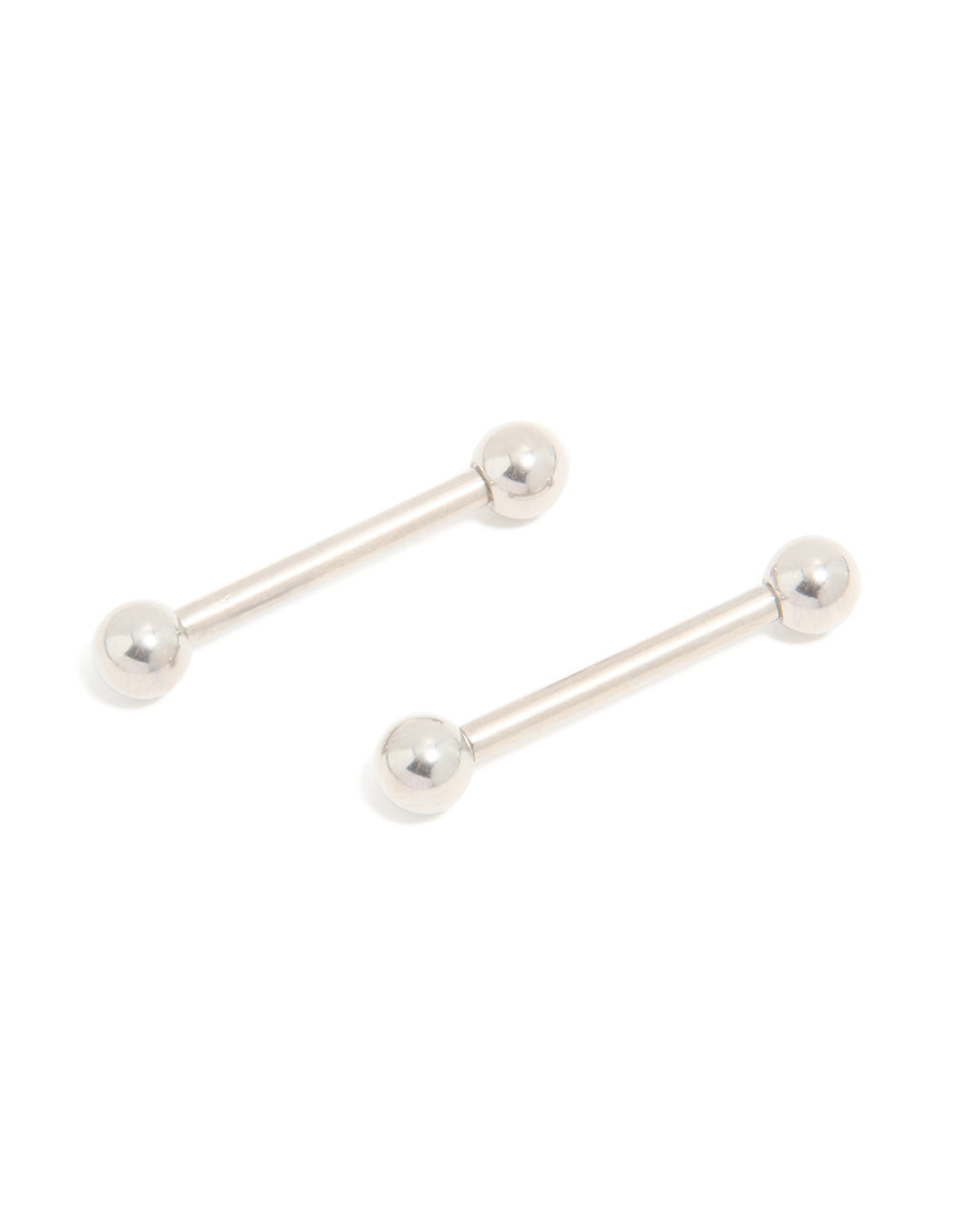 Titanium Plain Ball Nipple Bars