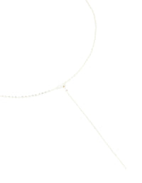 Sterling Silver Adjustable Chain Y-Necklace - link has visual effect only