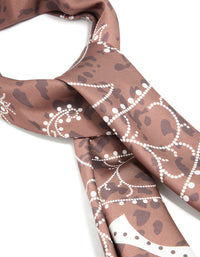 Western Leopard Print Fabric Scarf - link has visual effect only