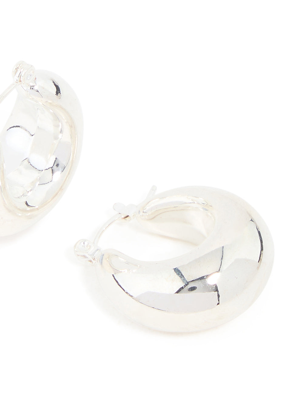 Waterproof Stainless Steel Chunky Hoop Earrings