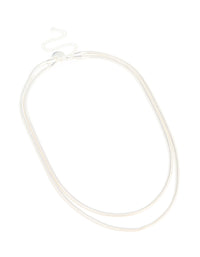 Waterproof Stainless Steel Snake Chain Layered Necklace - link has visual effect only