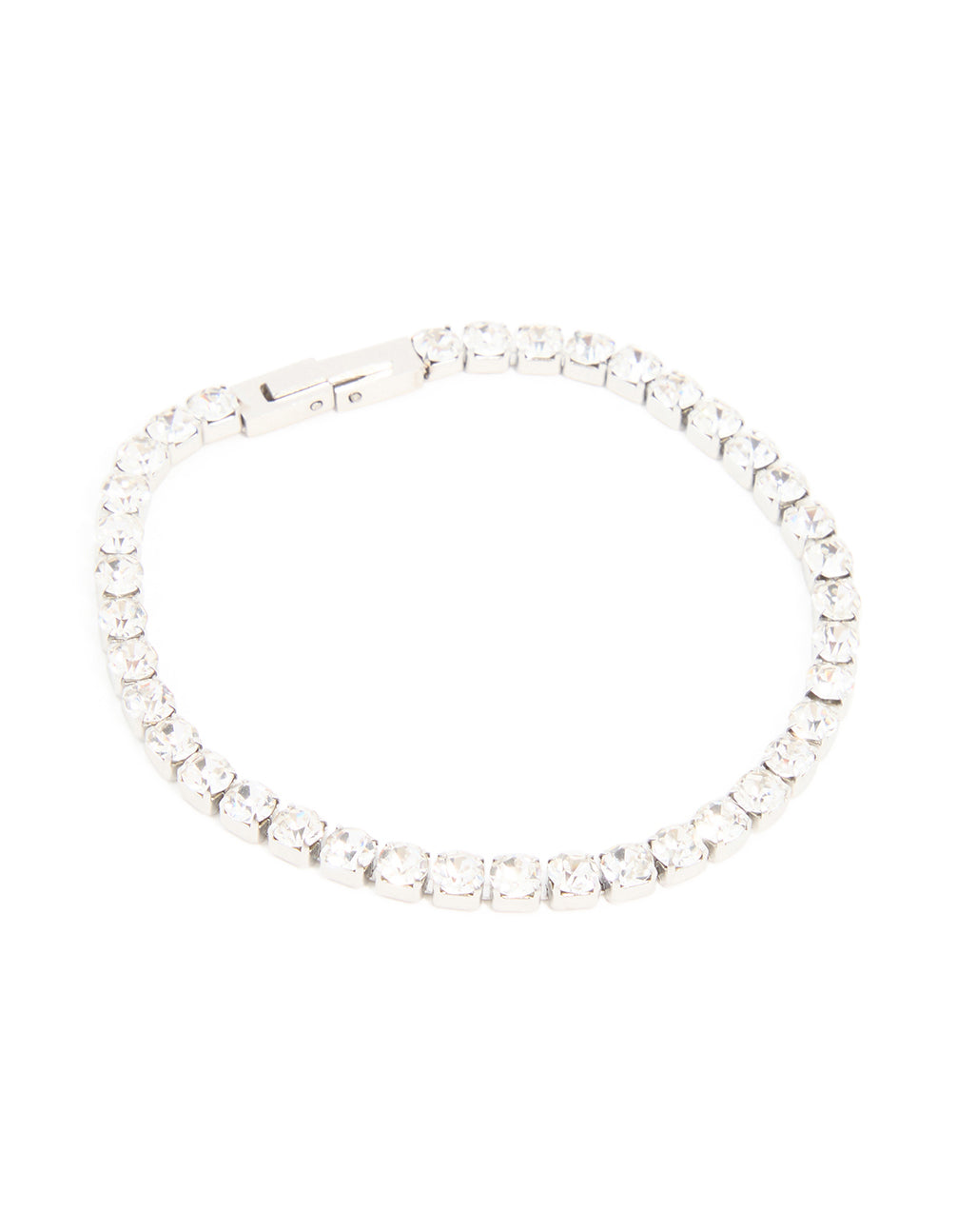 Waterproof Stainless Steel Cubic Zirconia Tennis Bracelet