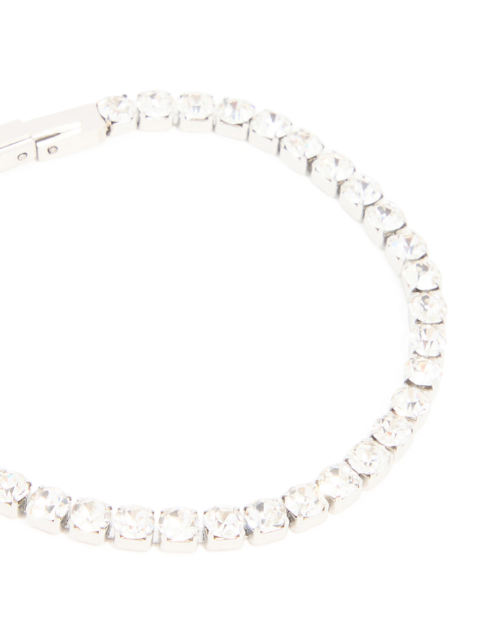 Waterproof Stainless Steel Cubic Zirconia Tennis Bracelet