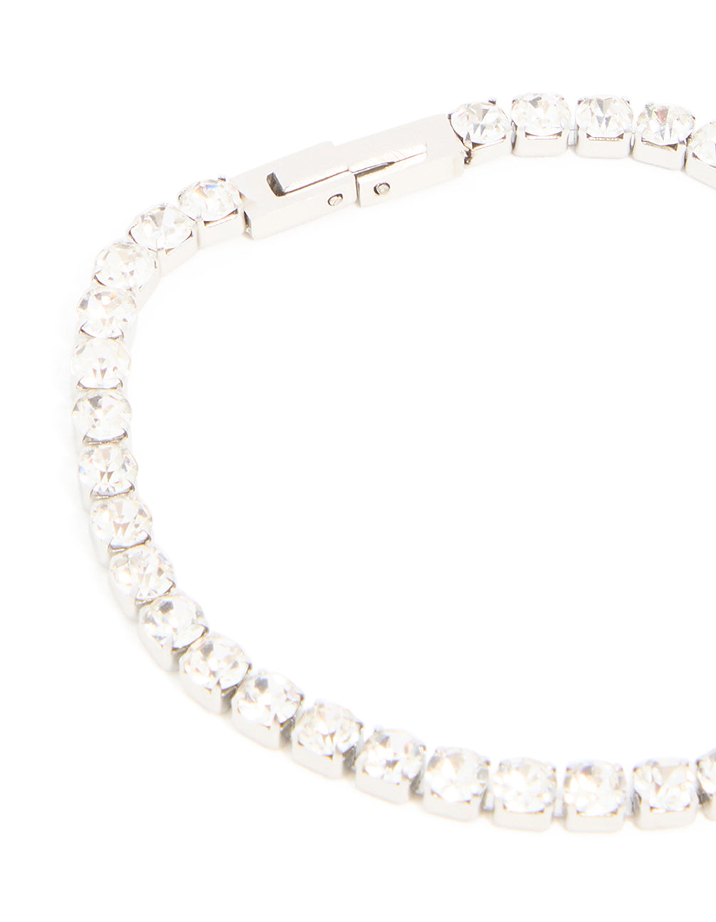 Waterproof Stainless Steel Cubic Zirconia Tennis Bracelet