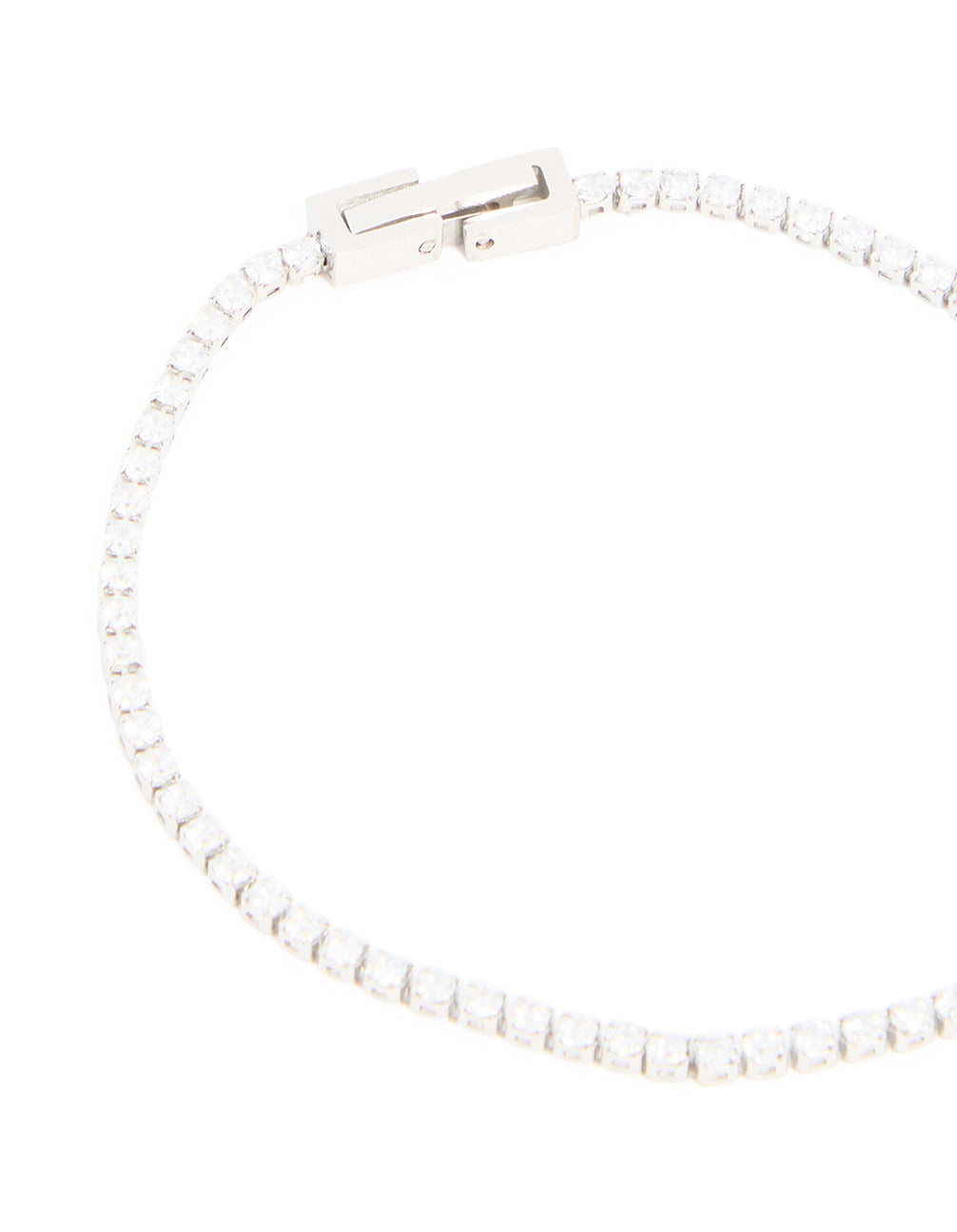 Waterproof Stainless Steel Cubic Zirconia Tennis Bracelet