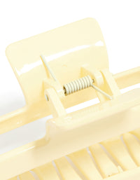 Yellow Shiny Matte Extra Large Claw Clip - link has visual effect only