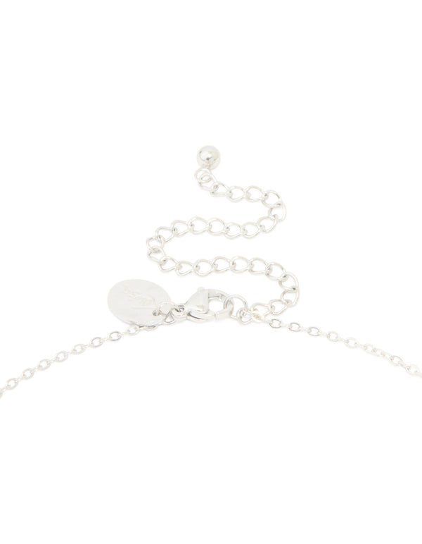 Waterproof Stainless Steel Large Bubble Letter K Necklace