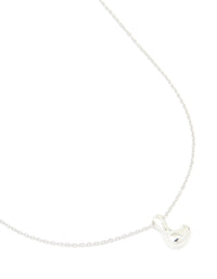 Waterproof Stainless Steel Large Bubble Letter L Necklace - link has visual effect only