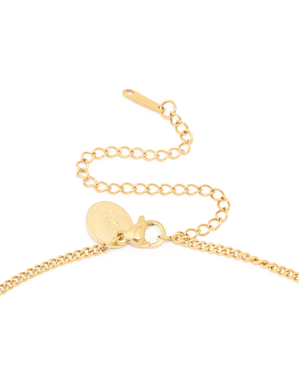 Waterproof Gold Plated Stainless Steel Taurus Circle Zodiac Sign Necklace