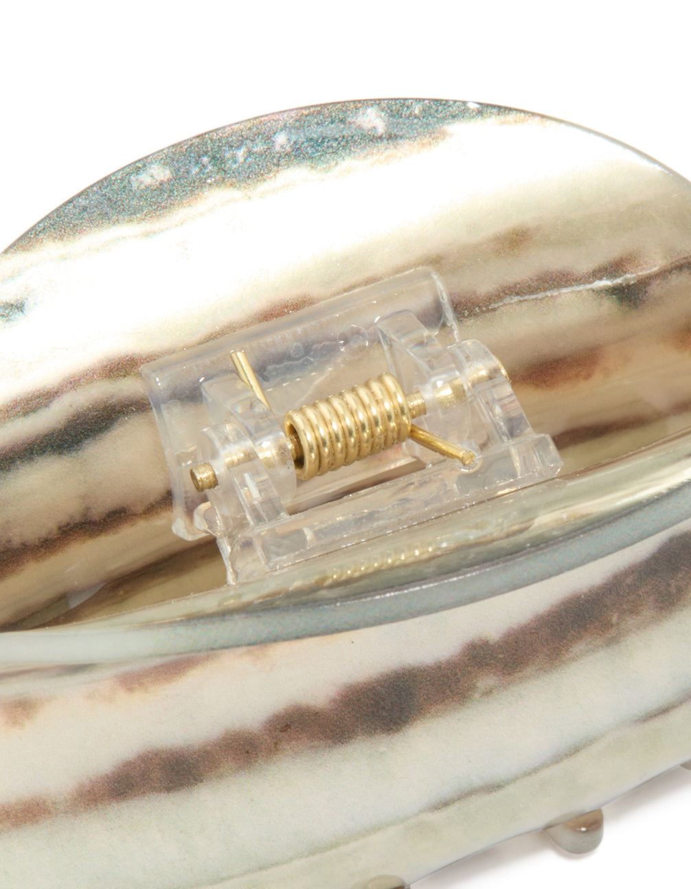 Neutral Oval Claw Hair Clip