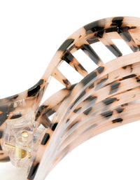 Tortoiseshell Large Oval Hair Claw Clip - link has visual effect only