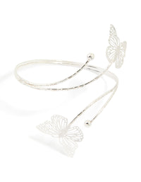Silver Butterfly Arm Cuff - link has visual effect only