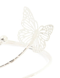 Silver Butterfly Arm Cuff - link has visual effect only