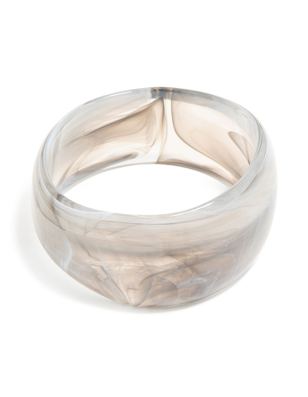 Brown & Grey Acrylic Bangle