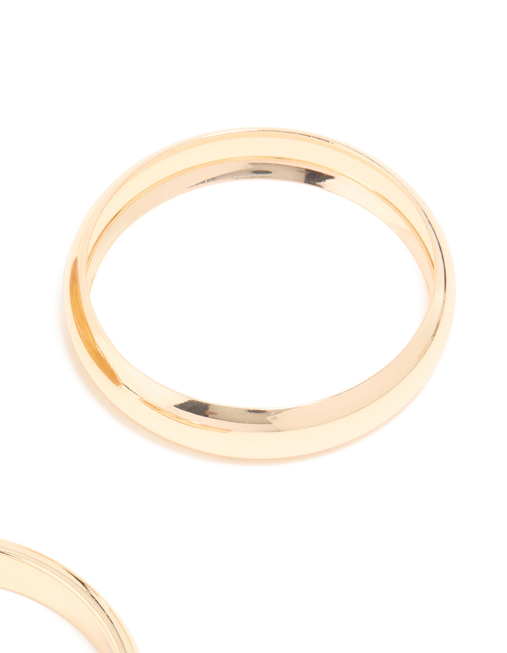 Gold & Neutral Acrylic Large Bangles 3-Pack