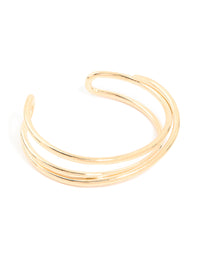 Gold Wire Lines Wrist Cuff - link has visual effect only