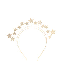 Gold Diamante Star Headband - link has visual effect only