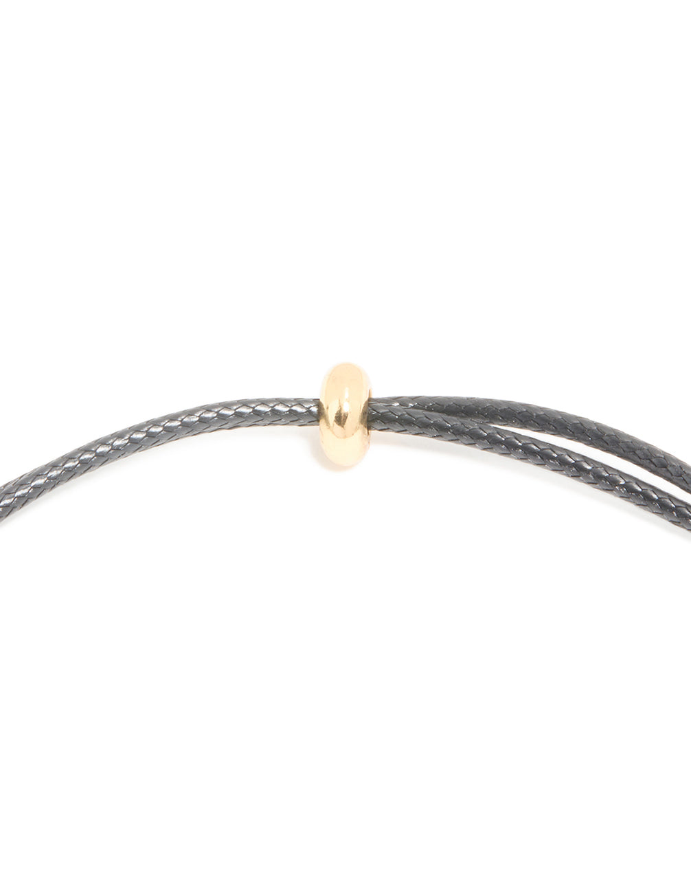 Waterproof Gold Plated Stainless Steel Pebble Pendant Cord Necklace
