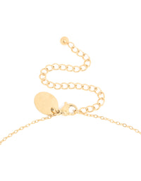 Waterproof Gold Plated Stainless Steel December Birth Flower Pointsettia Necklace - link has visual effect only