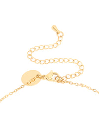 Waterproof Gold Plated Stainless Steel August Light Green Cubic Zirconia Birthstone Necklace & Earrings Set - link has visual effect only