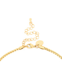 Waterproof Gold Plated Stainless Steel Thick Snake Chain Necklace - link has visual effect only