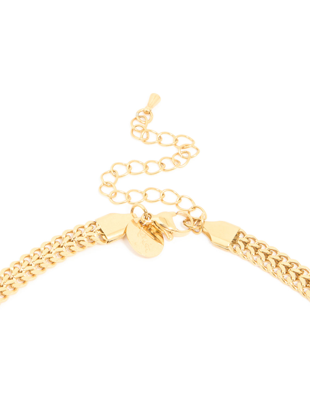 Waterproof Gold Plated Stainless Steel Box Chain Necklace