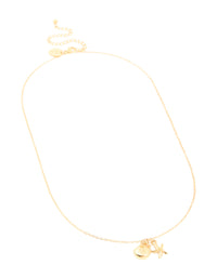 Waterproof Gold Plated Stainless Steel Sea Theme Necklace - link has visual effect only