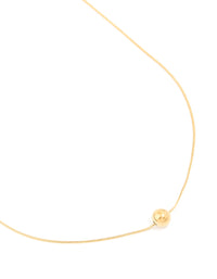 Waterproof Gold Plated Stainless Steel Threaded Ball Necklace - link has visual effect only
