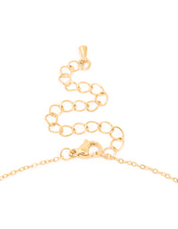 Waterproof Gold Plated Stainless Steel Cubic Zirconia Mini Butterfly Necklace - link has visual effect only