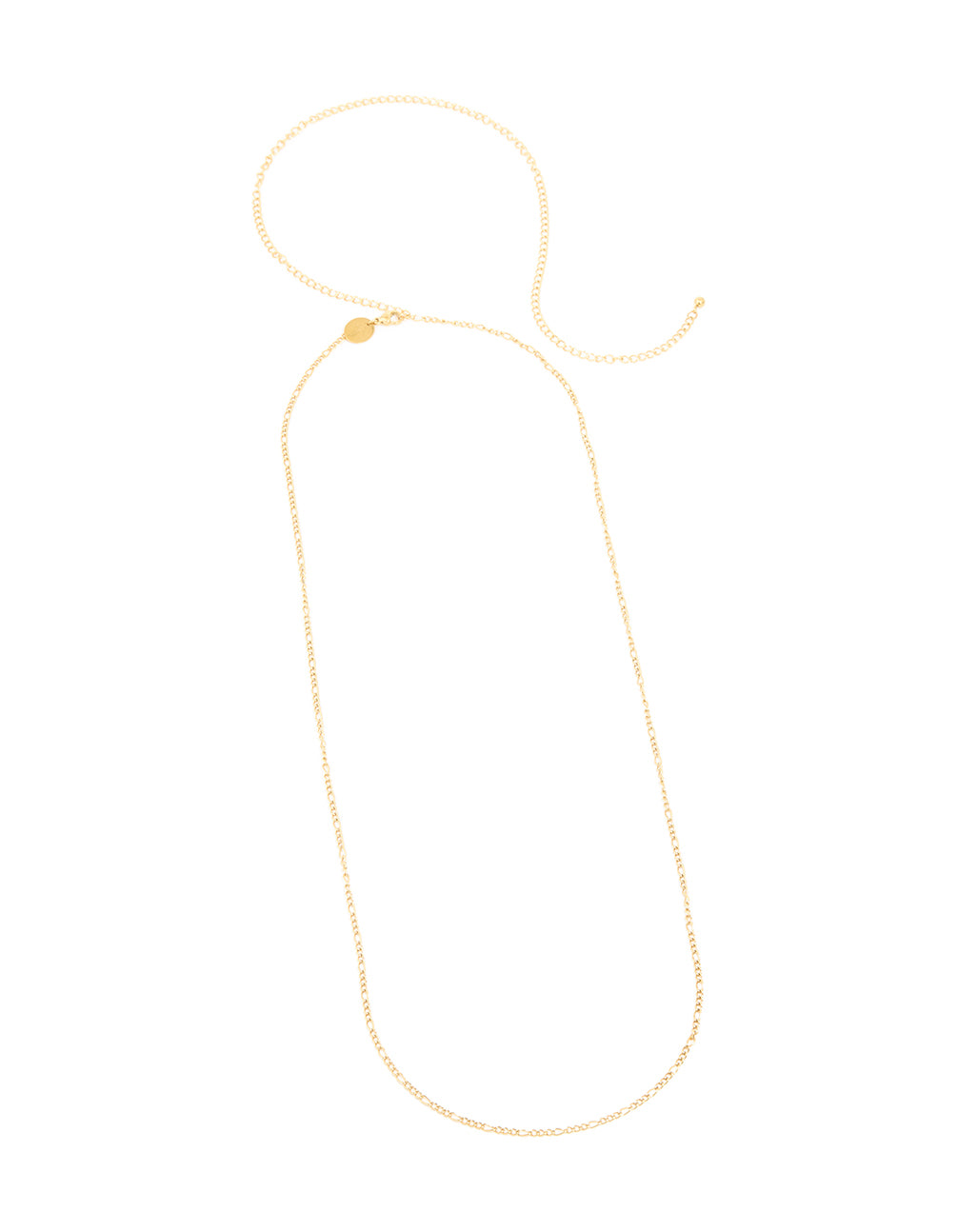Waterproof Gold Plated Stainless Steel Figaro Waist Chain