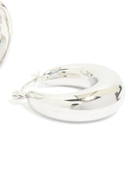 Waterproof Stainless Steel Small Chunky Huggie Earrings - link has visual effect only