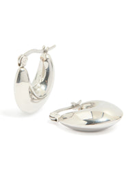 Waterproof Stainless Steel Bubble Half Hoop Earrings - link has visual effect only